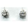 Image 2 : STERLING SILVER MOISSANITE EARRINGS, W/A $400.00.