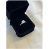 Image 2 : NEW S925 1.5CT SIMULATED DIAMOND (CZ) TWIST RING, SIZE 7, MOUNTED IN 925 STERLING SILVER W/ WHITE GO