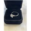 Image 4 : NEW S925 1.5CT SIMULATED DIAMOND (CZ) TWIST RING, SIZE 7, MOUNTED IN 925 STERLING SILVER W/ WHITE GO