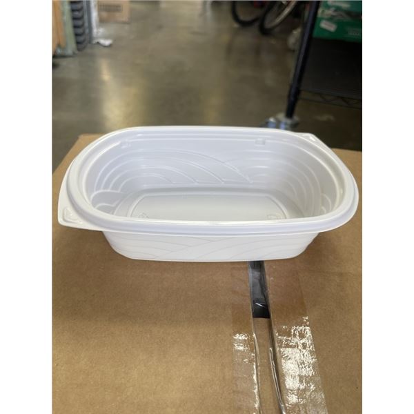 CASE OF 252 MICROWAVABLE CONTAINERS. 320Z EACH