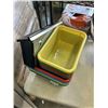 Image 4 : GEORGE FOREMAN GRILL, MAILBOX AND ASSORTED PLASTIC BINS