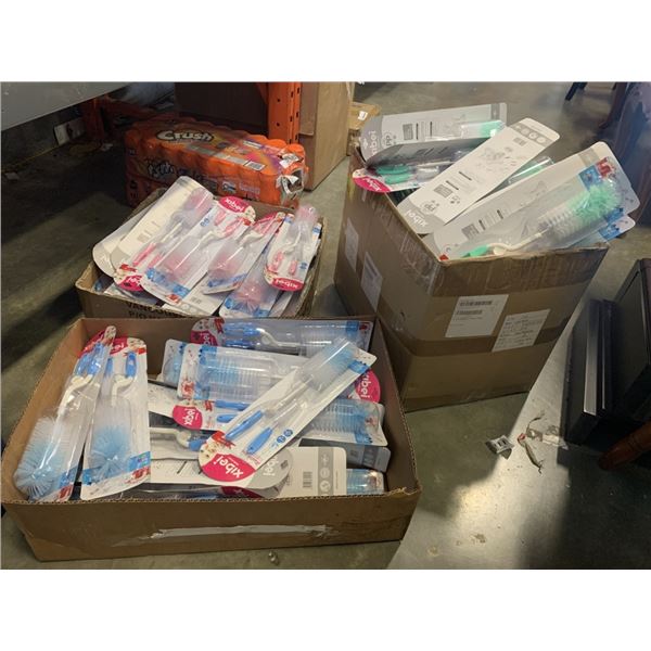 3 BOXES OF NEW BABY BOTTLE BRUSHES 100+