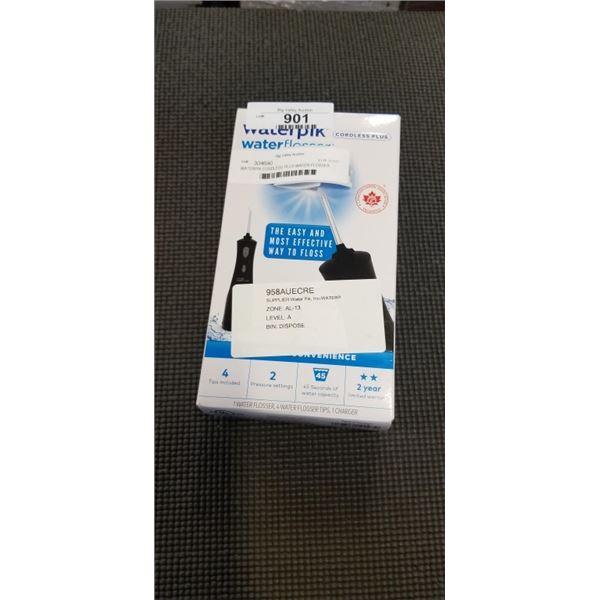 WATERPIK CORDLESS PLUS WATER FLOSSER, BLACK/ SATIN SILVER - TESTED WORKING, RETAIL $74