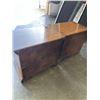 Image 4 : PAIR OF WALNUT 2 DRAWER NIGHTSTANDS