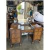 Image 1 : ANTIQUE WALNUT VANITY DRESSER