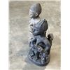 Image 4 : 2 AFRICAN OLD WOOD CARVINGS, 24 INCH TALL