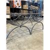 Image 4 : CAST IRON PATIO BENCH