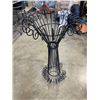 Image 3 : CAST IRON PATIO BENCH AND PLANT POT