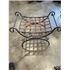Image 4 : CAST IRON PATIO BENCH AND PLANT POT