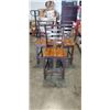Image 1 : 3 WOOD BAR STOOLS