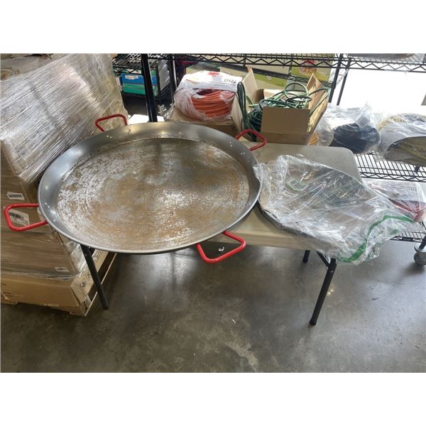 2 PATA NEGRA PAELLA PANS. ONE HAS NOTICABLE WEAR