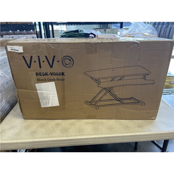 VIVO BLACK DESK RISER