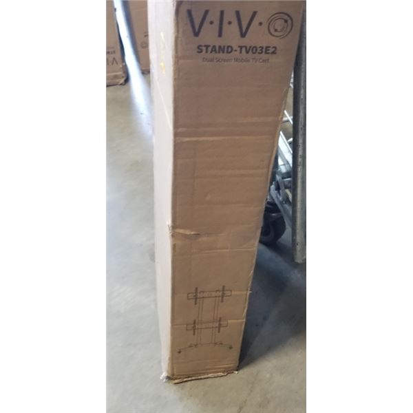 VIVO DUAL SCREEN MOBILE TV CART