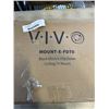 Image 3 : VIV BLACK ELECTRIC FLIP DOWN CEILING TV MOUNT
