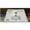 Image 2 : LYRA 5 LIGHT GLASS PENDANT