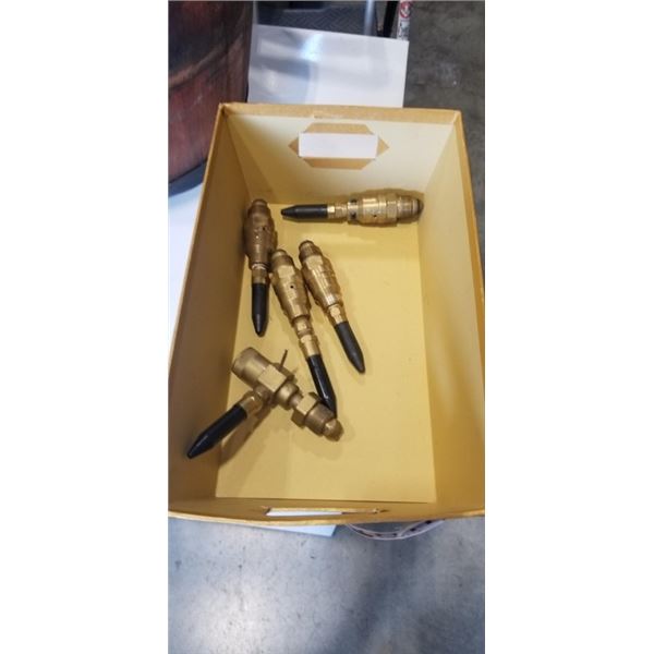 BRASS HELIUM BALLOON NOZZLES