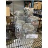 Image 1 : 2 DRINK DISPENSERS AND 5 LARGE MASON JARS