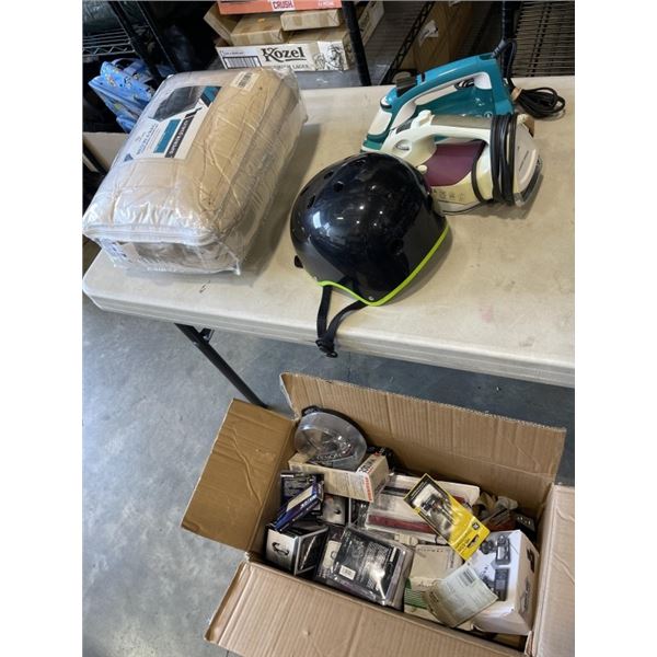 LARGE LOT OF ESTATE GOODS - SOME NEW ITEMS AND BED IN A BAG