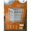 Image 4 : 4 TIER MESH ROLLING CART