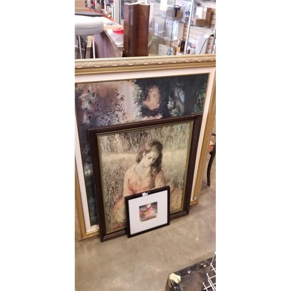 3 FRAMED ESTATE ART