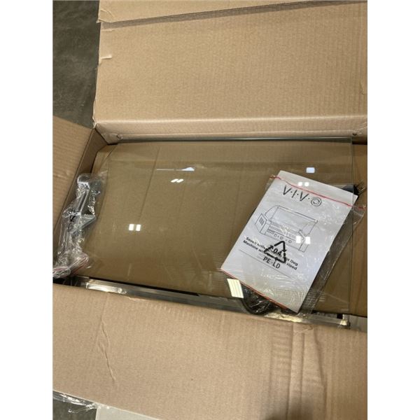 VIVO SEVEN ROLLER ELECTRIC HOT DOG MACHINE WITH SANITATION HOOD