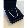 Image 2 : NEW S925 3.0MM TWISTED ROPE NECKLACE, 22.5" LONG 925 STERLING SILVER W/ WHITE GOLD OVERLAY