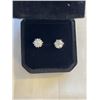 Image 2 : NEW S925 1.0CT EACH MOISSANITE STONE HEART PRONG STUD EARRINGS, MOUNTED IN 925 STERLING SILVER W/ WH