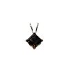 Image 1 : STERLING SILVER NATURAL SMOKY QUARTZ PENDANT, RETAIL $300.00.