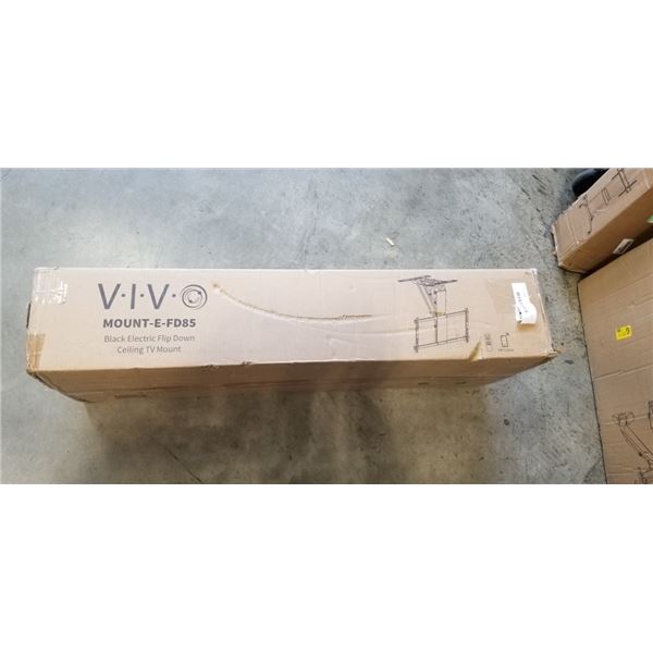 VIVO BLACK ELECTRIC FLIP DOWN CEILING TV MOUNT