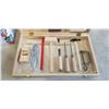 Image 5 : NEW WOOD MAKERS STARTER TOOL KIT, 2 NEW 30PC WOOD STOCK SUPPLY KITS, AND 2 HOT GLUE GUN STANDS W/ 20
