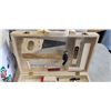Image 6 : NEW WOOD MAKERS STARTER TOOL KIT, 2 NEW 30PC WOOD STOCK SUPPLY KITS, AND 2 HOT GLUE GUN STANDS W/ 20
