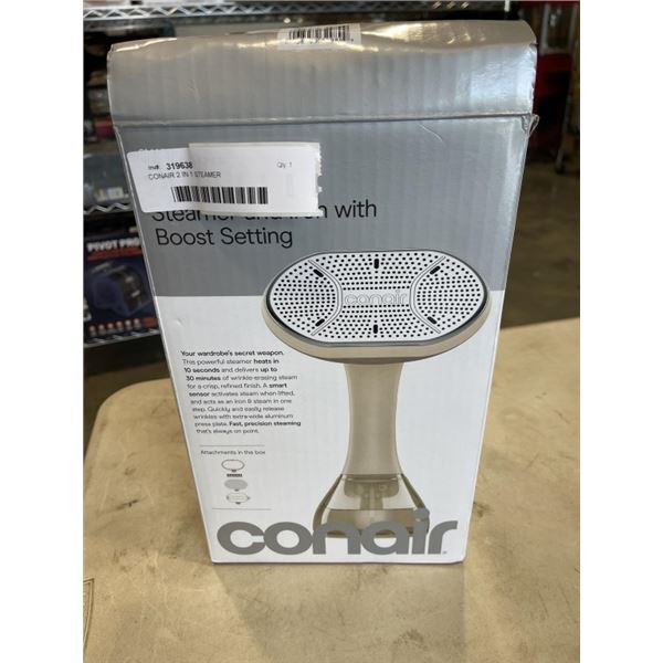 CONAIR 2 IN 1 STEAMER