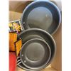 Image 4 : BOX OF MISC ITEMS - FRYING PANS, HEAT PACKS, JERRY CAN, ETC