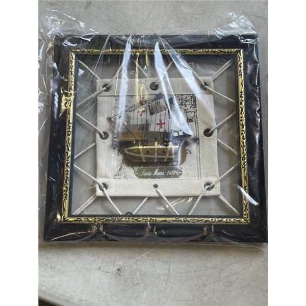 CASE OF NEW SANTA MARIA SHIP WALL PLAQUES