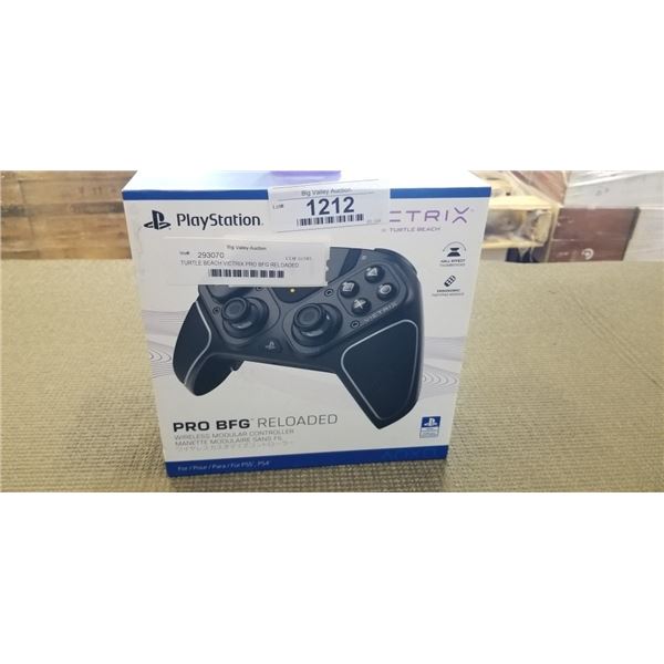 TURTLE BEACH VICTRIX PRO BFG RELOADED WIRELESS MODULAR CONTROLLER FOR PS5/ PS4/ PC - TESTED WORKING,