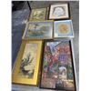 Image 3 : LARGE LOT OF ESATE ARTWORK, INCLDUING VINTAGE AND ANTIQUE FRAMES AND ART