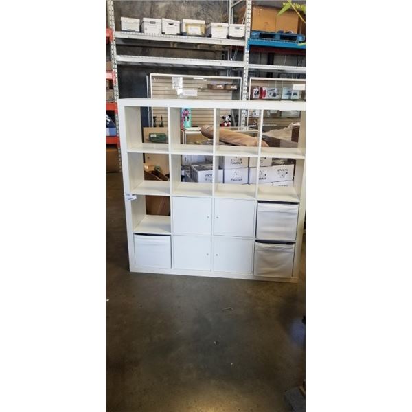 5 FOOT IKEA CUBICLE DISPLAY SHELF