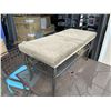 Image 2 : METAL BENCH W/ CUSHIONED SEAT