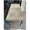 Image 3 : METAL BENCH W/ CUSHIONED SEAT