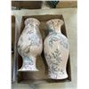 Image 2 : 4 NEW CERAMIC CANDLESTANDS AND 2 NEW CERAMIC VASES