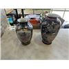 Image 1 : 2 NEW EASTERN VASES. 14" AND 12" HEIGHT