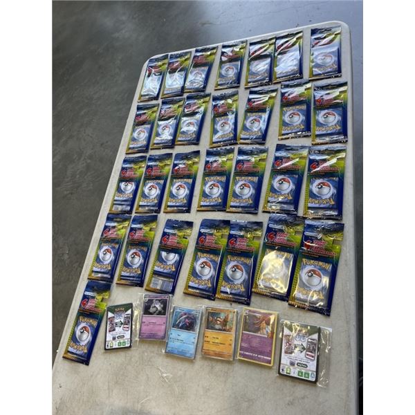 35 PACKS OF UNOPENED POKEMON CARDS