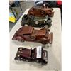 Image 1 : 4 WOODEN CAR MODELS