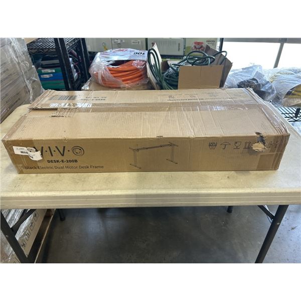 VIVO BLACK ELECTRIC DUAL MOTOR DESK FRAME
