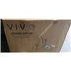Image 1 : VIVO SILVER SIT TO STAND MONITOR WALL MOUNT WORKSTATION