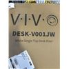 Image 3 : VIVO WHITE SINGLE TOP DESK RISER