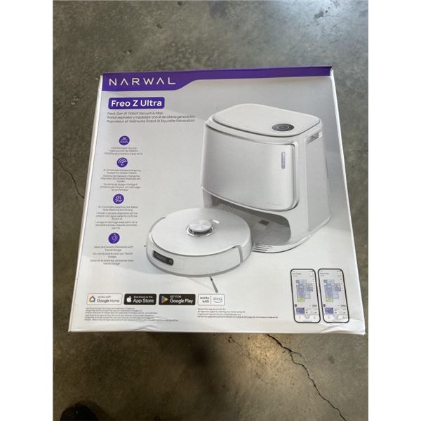 NEW SEALED NARWAL FREO Z ULTRA ROBOT VACUUM AND MOP - RETAIL $1499