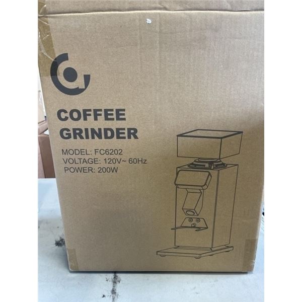 NEW AMZCHEF PROFESSIONAL COFFEE GRINDER MODEL FC 6202