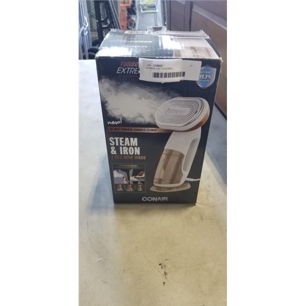 CONAIR 2 IN 1 STEAMER