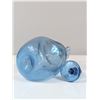 Image 4 : Blenko Mid-Century Pinched Blue Glass Decanter